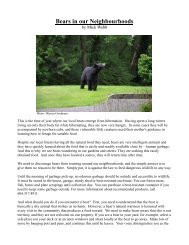 Bears in our Neighbourhoods - Nature Vancouver