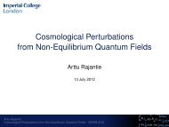 Cosmological Perturbations from Non-Equilibrium Quantum Fields
