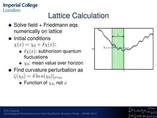 Cosmological Perturbations from Non-Equilibrium Quantum Fields