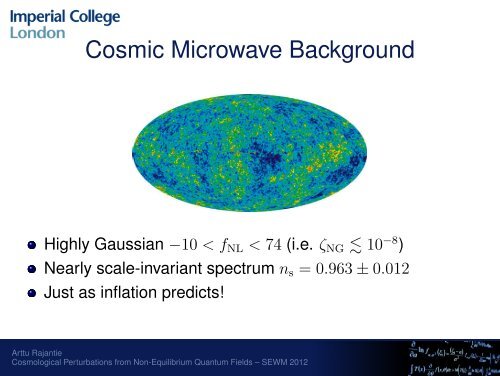 Cosmological Perturbations from Non-Equilibrium Quantum Fields