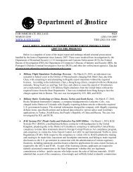 Fact Sheet: Major U.S. Export Enforcement Prosecutions (2007 to ...