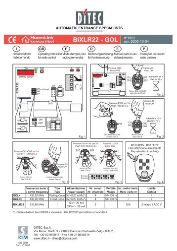 BIXLR22 - GOL IP1852