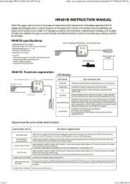 HK 401B Gyro Manual - Rcworld.co.za