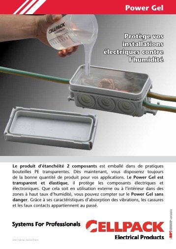 Powergel 400ml | 1000ml | Flyer - Cellpack Electrical Products