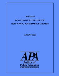 Review of Data Collection Process over Institutional Performance ...