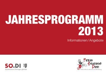 FED Programmheft 2013.pdf - SO.DI Sozialstation Ditzingen