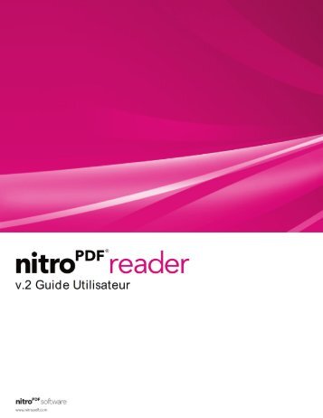 Nitro Reader 2 Guide Utilisateur