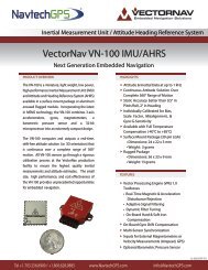 NavtechGPS VN-100 Product Brief