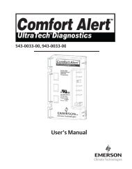 Comfort Alert Users Manual Copeland - Desco Energy