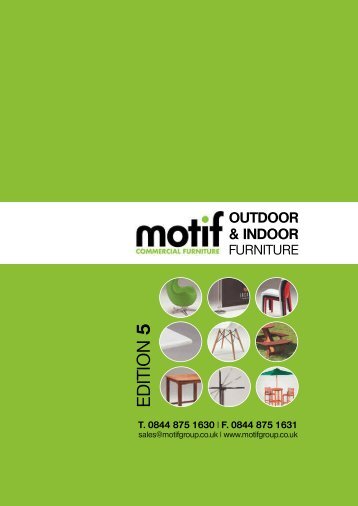 Outdoor & Indoor Furniture Catalogue Edition 5 - Motif Commercial ...