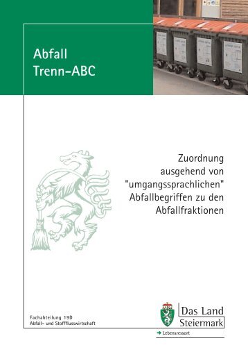 Info Abfall Trenn-ABC - Semriach