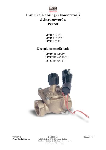 BA-P-MVR 1-2 Zoll - Perrot Polska