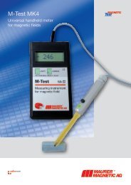 Gaussmeter M-Test Mk4 - Maurer Magnetic AG