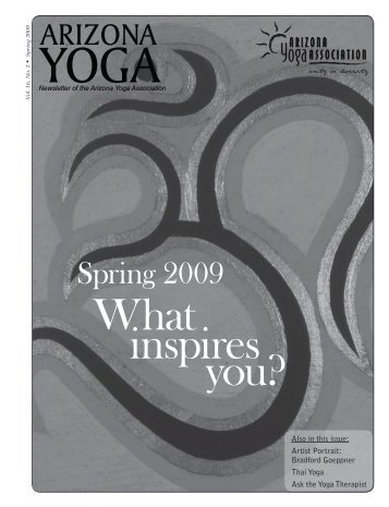 Spring 2009 - Arizona Yoga Association