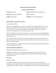 Tuesdays With Morrie - Southwest Licking Local School District