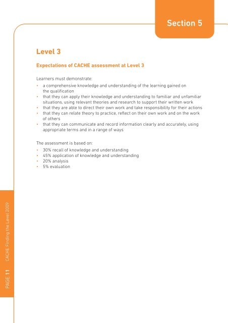 Finding the level:Layout 1 - Cache