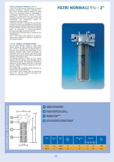 technical specifica tions - Opur