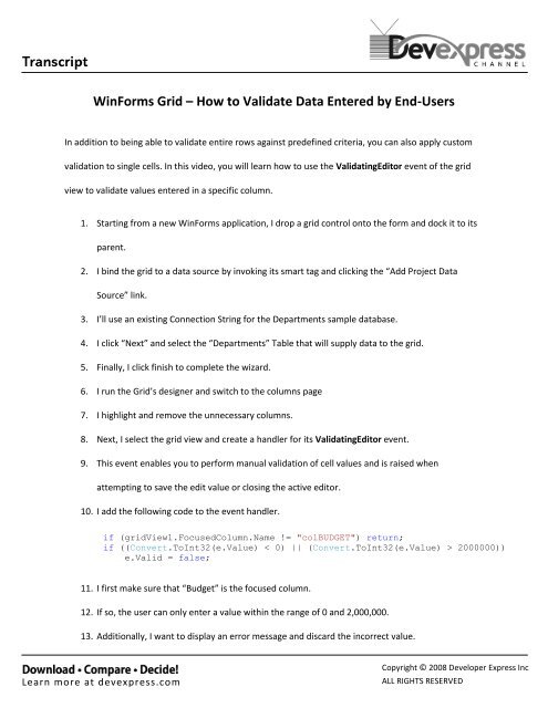 Transcript Template (Word 2007) Transcript Template (Word 2007)
