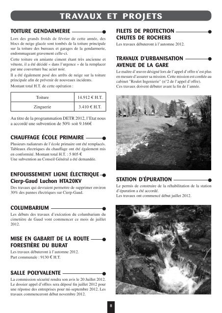 bulletin municipal de juillet 2012 - Cierp-Gaud