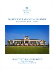 WATERWAY PALMS PLANTATION - charette | architects