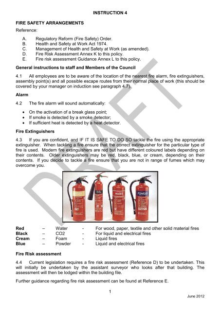 Fire Safety Arrangements , item 51. PDF 99 KB - Modern.gov