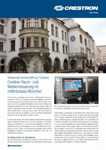 CaseStudy_Hofbraeuhaus - Crestron