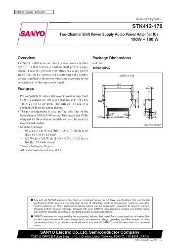 STK412-170 - Power Amp Kits by AmpsLab