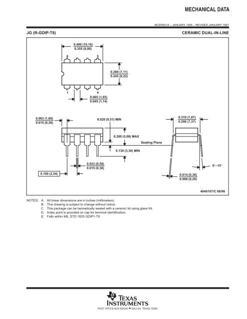 ne5534, ne5534a low noise operational amplifiers - AmpsLab.com