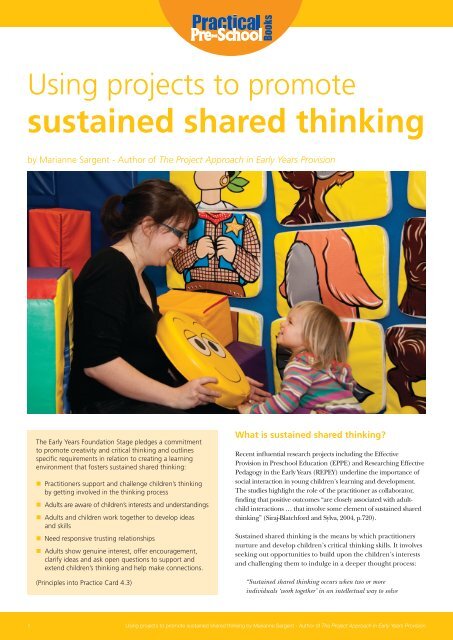 Sustained Shared Thinking - Practical Pre-School Books