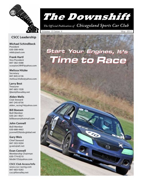 Time To Race - Chicagoland Sports Car Club