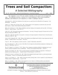 Trees and Soil Compaction: - University of Georgia