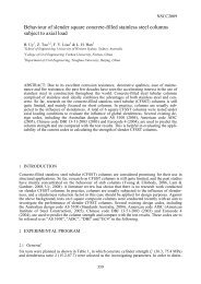 Behaviour of slender square concrete-filled stainless steel columns ...