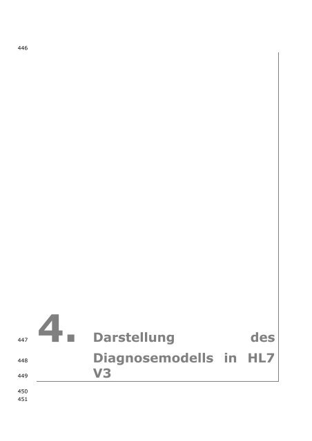 Darstellung von Diagnosen mittels HL7 Version 3