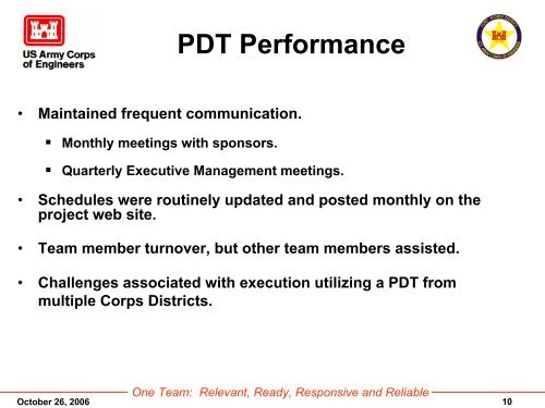 CWRB Briefing Slides - U.S. Army Corps of Engineers