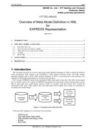 Overview of Meta Model Definition in XML for EXPRESS ...