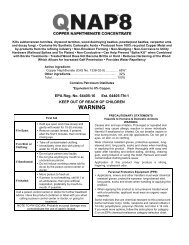 QNAP8 Specimen Label/MSDS - Nisus Corporation