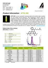 Product Information: ATTO 488 - ATTO-TEC GmbH