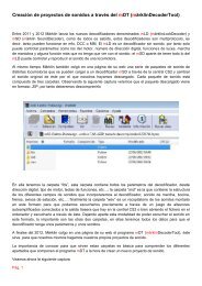 CreaciÃ³n de proyectos de sonidos a travÃ©s del mDT ... - marklin