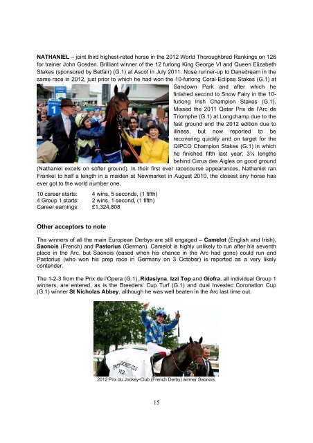 QIPCO British Champions Day 2012 Media Guide - Ascot Racecourse