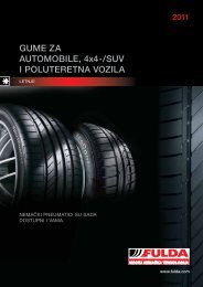 GUME ZA AUTOMOBILE, 4x4-/SUV I POLUTERETNA ... - Cobra Riv