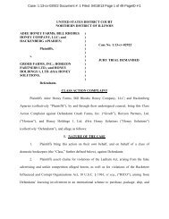 Class Action Lawsuit Document - American Honey Producers ...