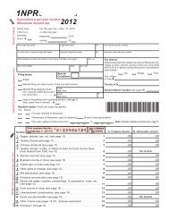 Form 1NPR - Wisconsin Department of Revenue