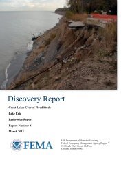 Lake Erie Final Discovery Report - Great Lakes Coastal Flood Study