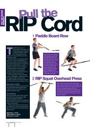 1 Paddle Board Row 2 RIP Squat Overhead Press - TRX