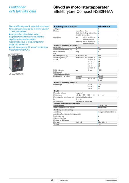 Compact NS - Schneider Electric