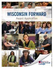 CVTC Wisconsin Forward Award Application - Chippewa Valley ...