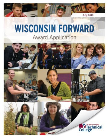 CVTC Wisconsin Forward Award Application - Chippewa Valley ...