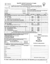 Javits Center Electrical Request Form - Green Festival