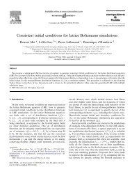 Consistent initial conditions for lattice Boltzmann simulations