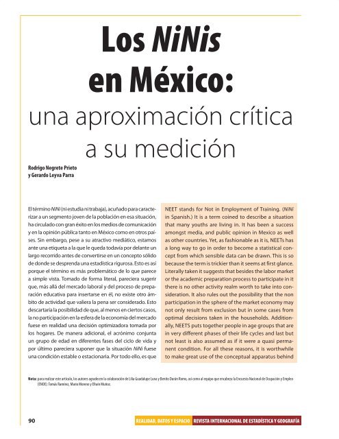 una aproximación crítica a su medición - Inegi